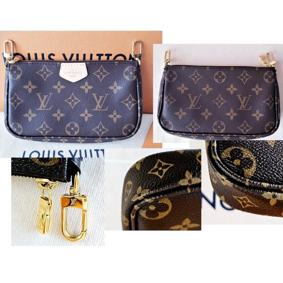 LOUIS VUITTON Multi Pochette Accessoires Pink - Picture 4 of 14